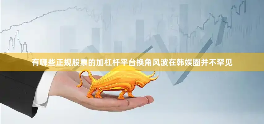 有哪些正规股票的加杠杆平台换角风波在韩娱圈并不罕见